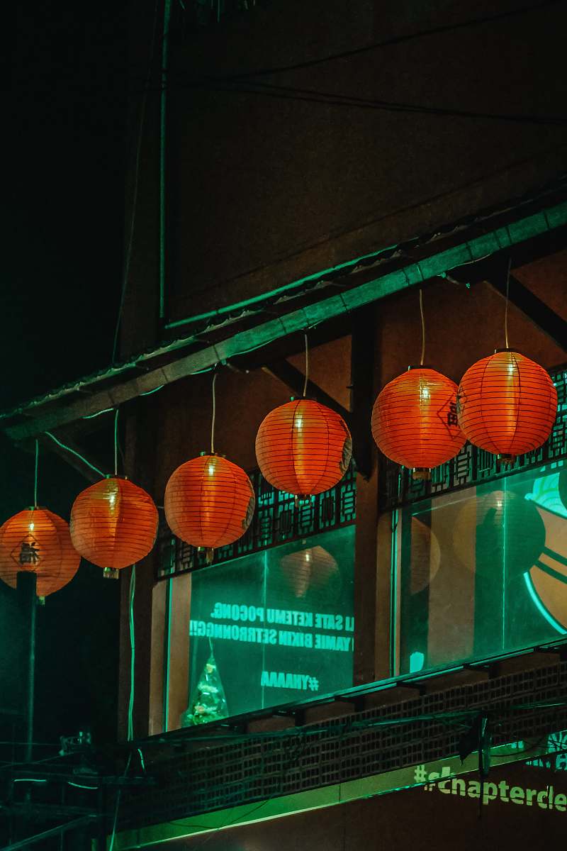 daerah istimewa yogyakarta lighted red ball lanterns yogyakarta